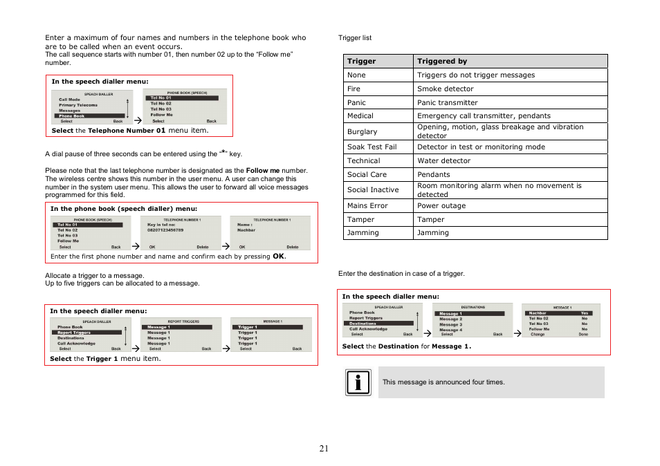ABUS FU8007 Secvest 2WAY Base Kit Installation User Manual | Page 21 / 106
