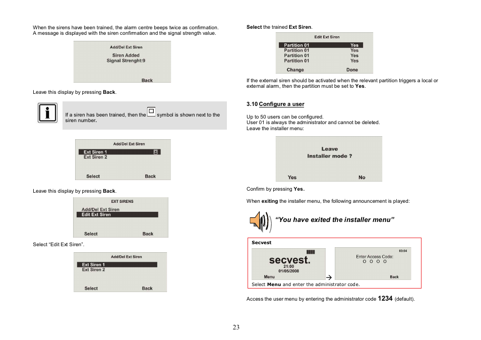 ABUS FU8007 Secvest 2WAY Base Kit Installation User Manual | Page 23 / 106