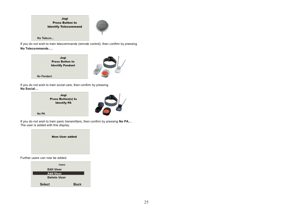 ABUS FU8007 Secvest 2WAY Base Kit Installation User Manual | Page 25 / 106