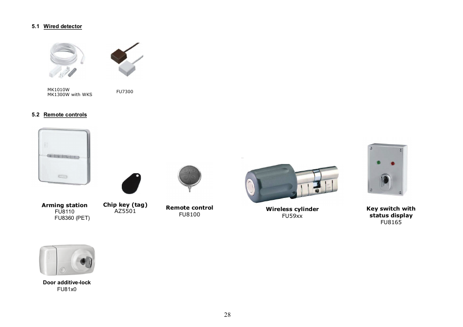 ABUS FU8007 Secvest 2WAY Base Kit Installation User Manual | Page 28 / 106