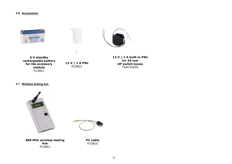 ABUS FU8007 Secvest 2WAY Base Kit Installation User Manual | Page 31 / 106