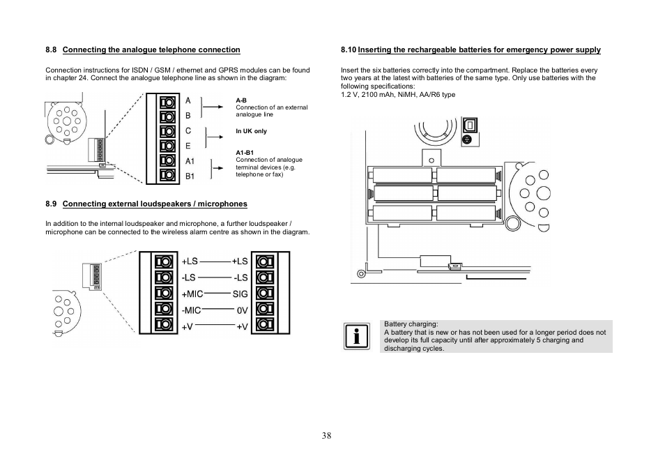 ABUS FU8007 Secvest 2WAY Base Kit Installation User Manual | Page 38 / 106