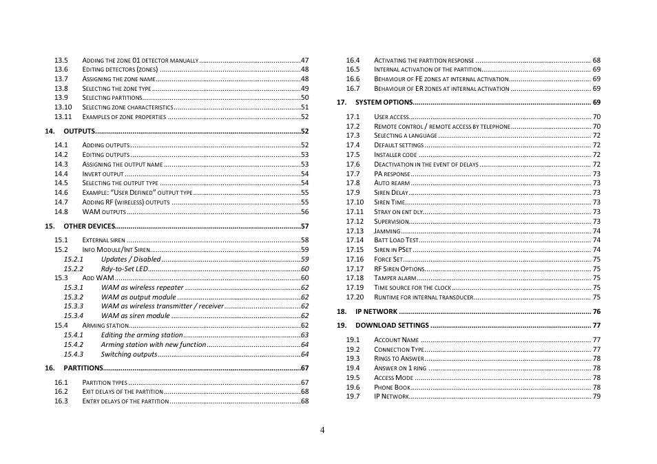 ABUS FU8007 Secvest 2WAY Base Kit Installation User Manual | Page 4 / 106