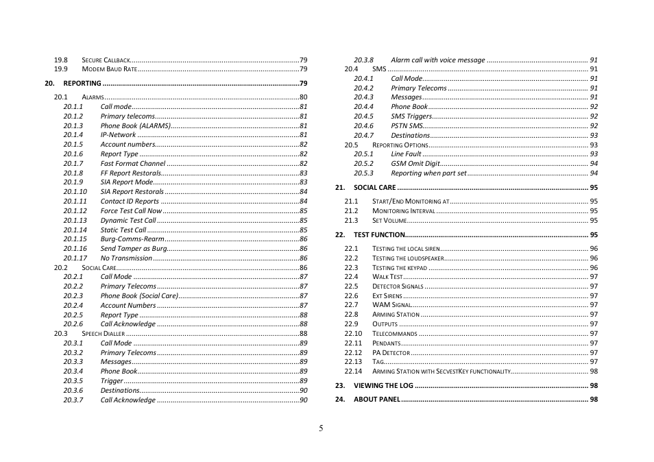 ABUS FU8007 Secvest 2WAY Base Kit Installation User Manual | Page 5 / 106
