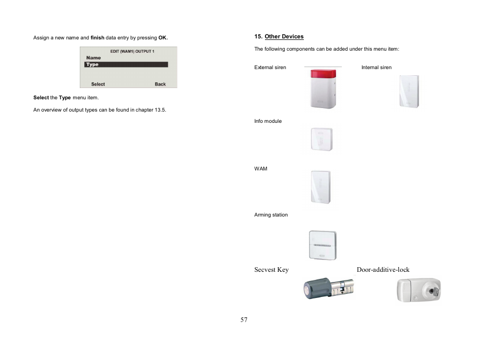 ABUS FU8007 Secvest 2WAY Base Kit Installation User Manual | Page 57 / 106