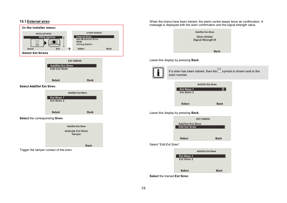 ABUS FU8007 Secvest 2WAY Base Kit Installation User Manual | Page 58 / 106