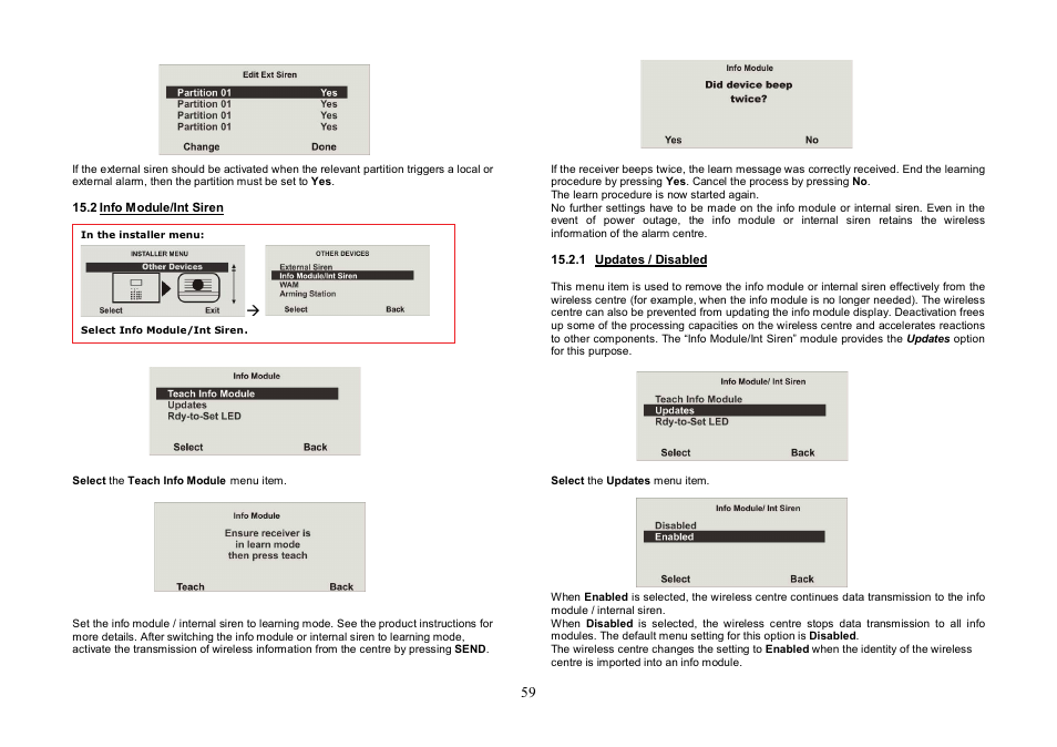 ABUS FU8007 Secvest 2WAY Base Kit Installation User Manual | Page 59 / 106