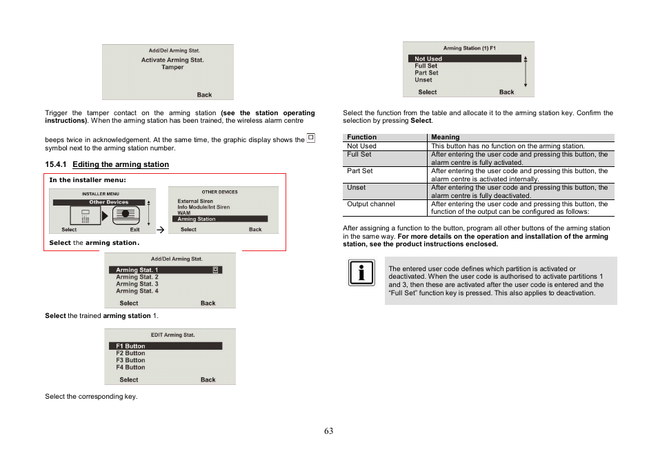 ABUS FU8007 Secvest 2WAY Base Kit Installation User Manual | Page 63 / 106