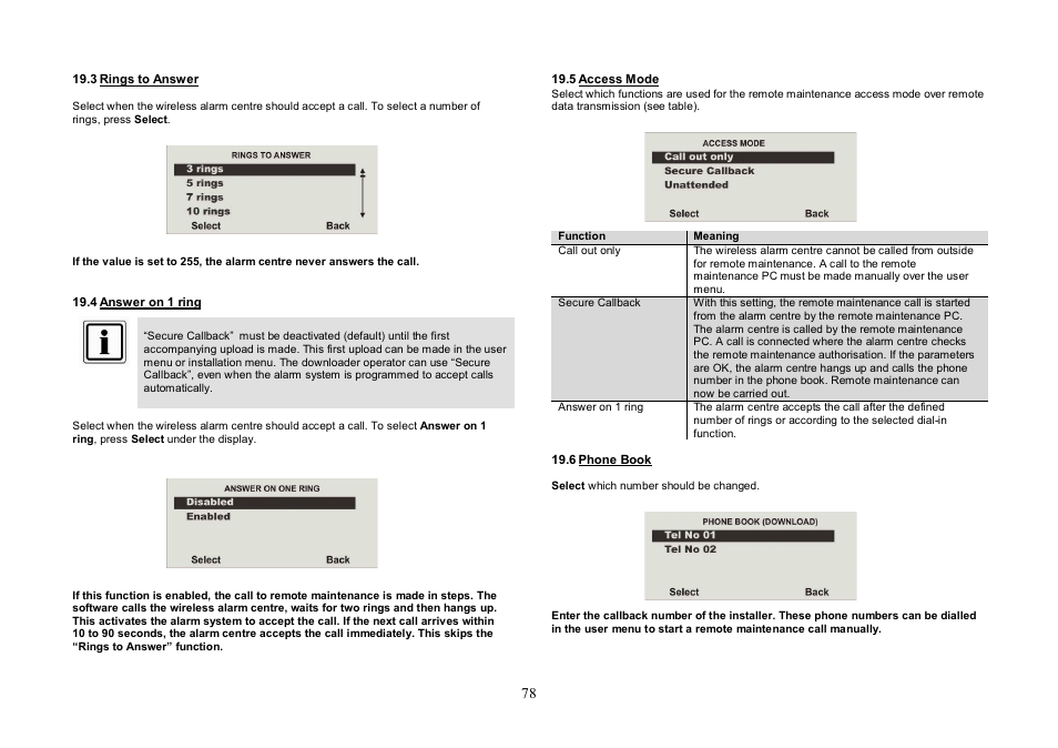 ABUS FU8007 Secvest 2WAY Base Kit Installation User Manual | Page 78 / 106