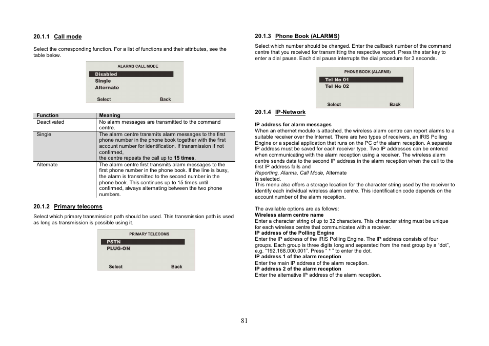 ABUS FU8007 Secvest 2WAY Base Kit Installation User Manual | Page 81 / 106