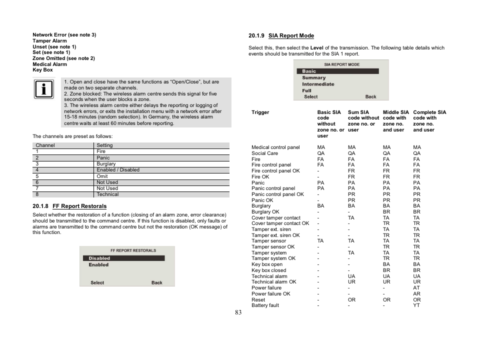 ABUS FU8007 Secvest 2WAY Base Kit Installation User Manual | Page 83 / 106