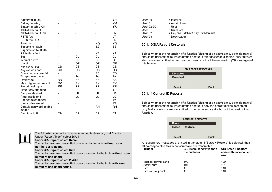 ABUS FU8007 Secvest 2WAY Base Kit Installation User Manual | Page 84 / 106