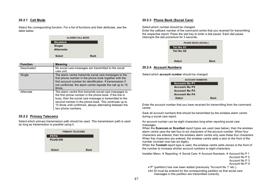 ABUS FU8007 Secvest 2WAY Base Kit Installation User Manual | Page 87 / 106