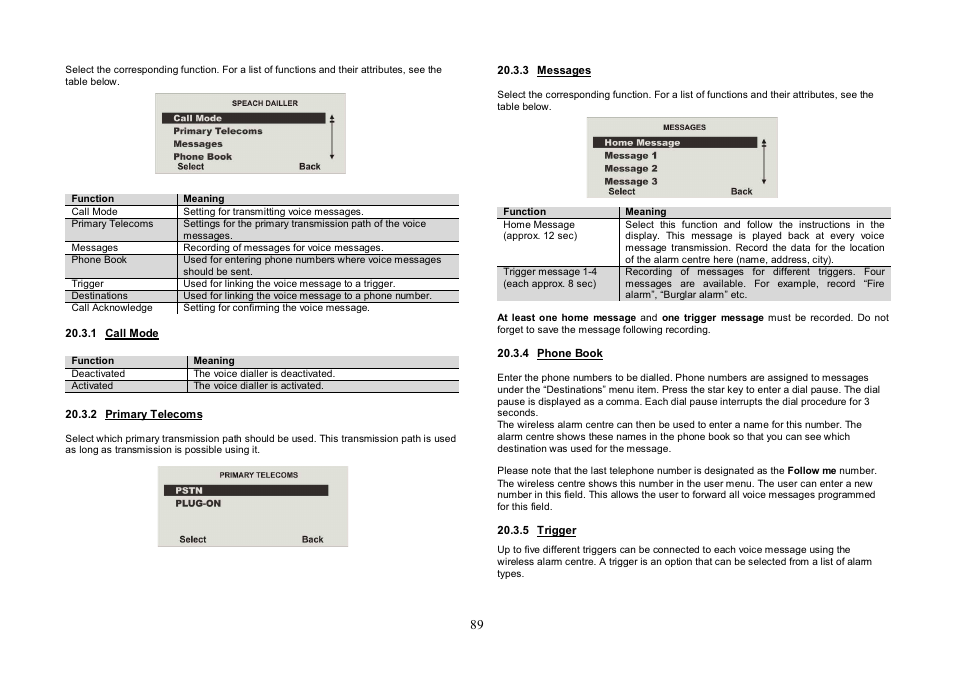 ABUS FU8007 Secvest 2WAY Base Kit Installation User Manual | Page 89 / 106