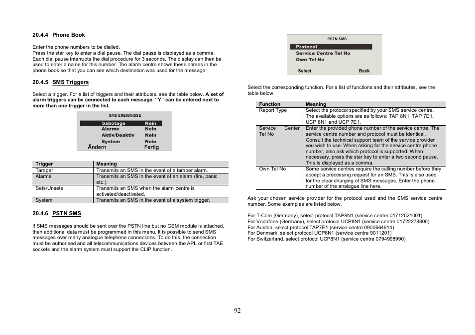 ABUS FU8007 Secvest 2WAY Base Kit Installation User Manual | Page 92 / 106