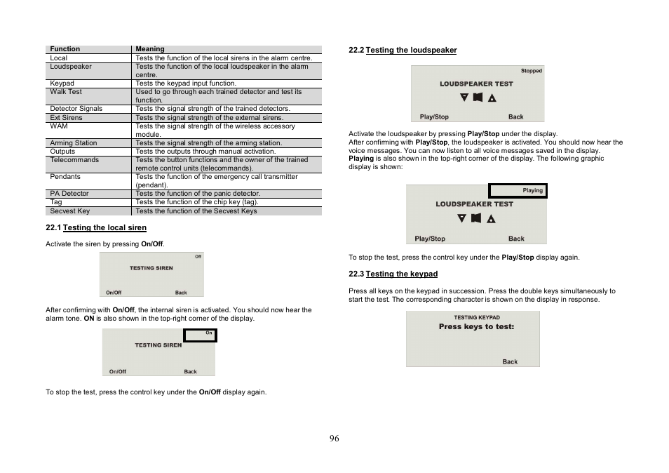 ABUS FU8007 Secvest 2WAY Base Kit Installation User Manual | Page 96 / 106