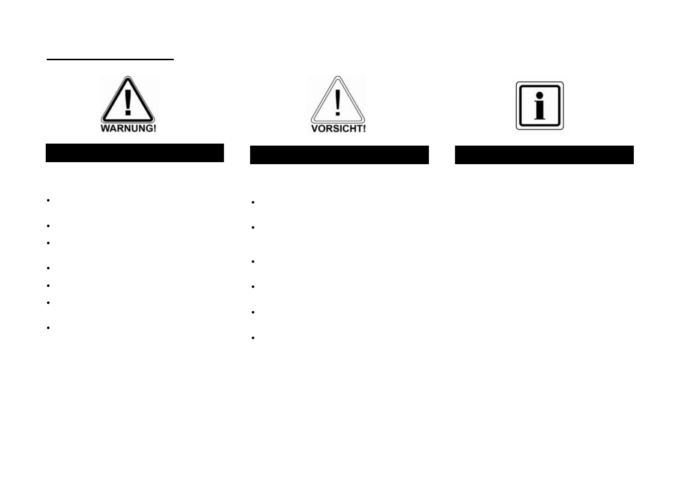 Warning, Caution, Important | Safety information | ABUS FU8007 Secvest 2WAY Base Kit Operating instructions User Manual | Page 4 / 48
