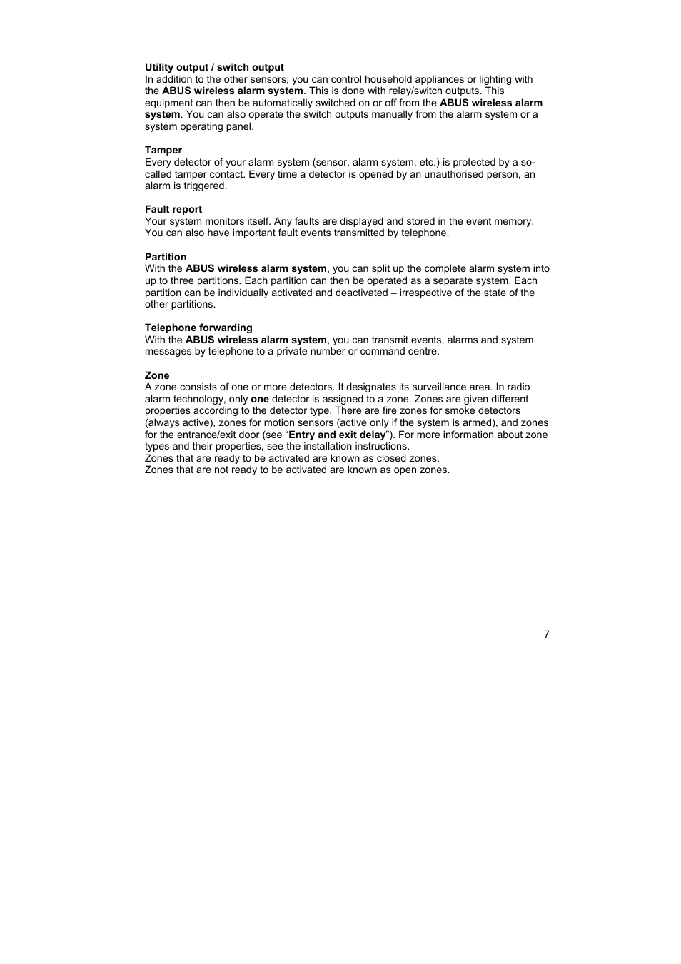 ABUS FU9001 Privest Wireless Alarm Base Set Operating instructions User Manual | Page 11 / 56