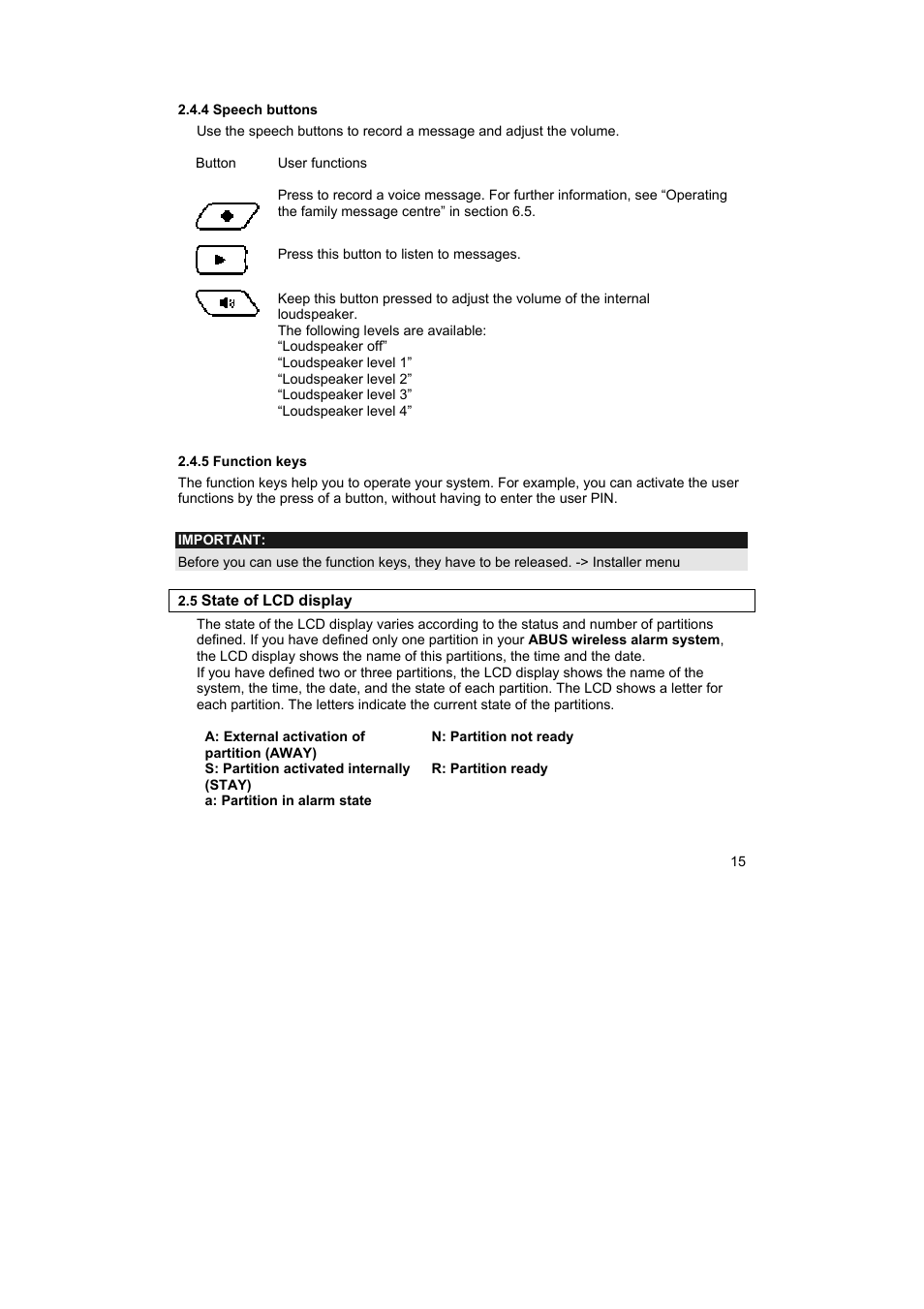 ABUS FU9001 Privest Wireless Alarm Base Set Operating instructions User Manual | Page 19 / 56