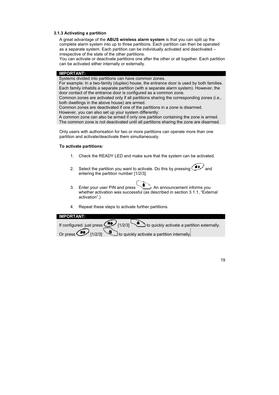 ABUS FU9001 Privest Wireless Alarm Base Set Operating instructions User Manual | Page 23 / 56