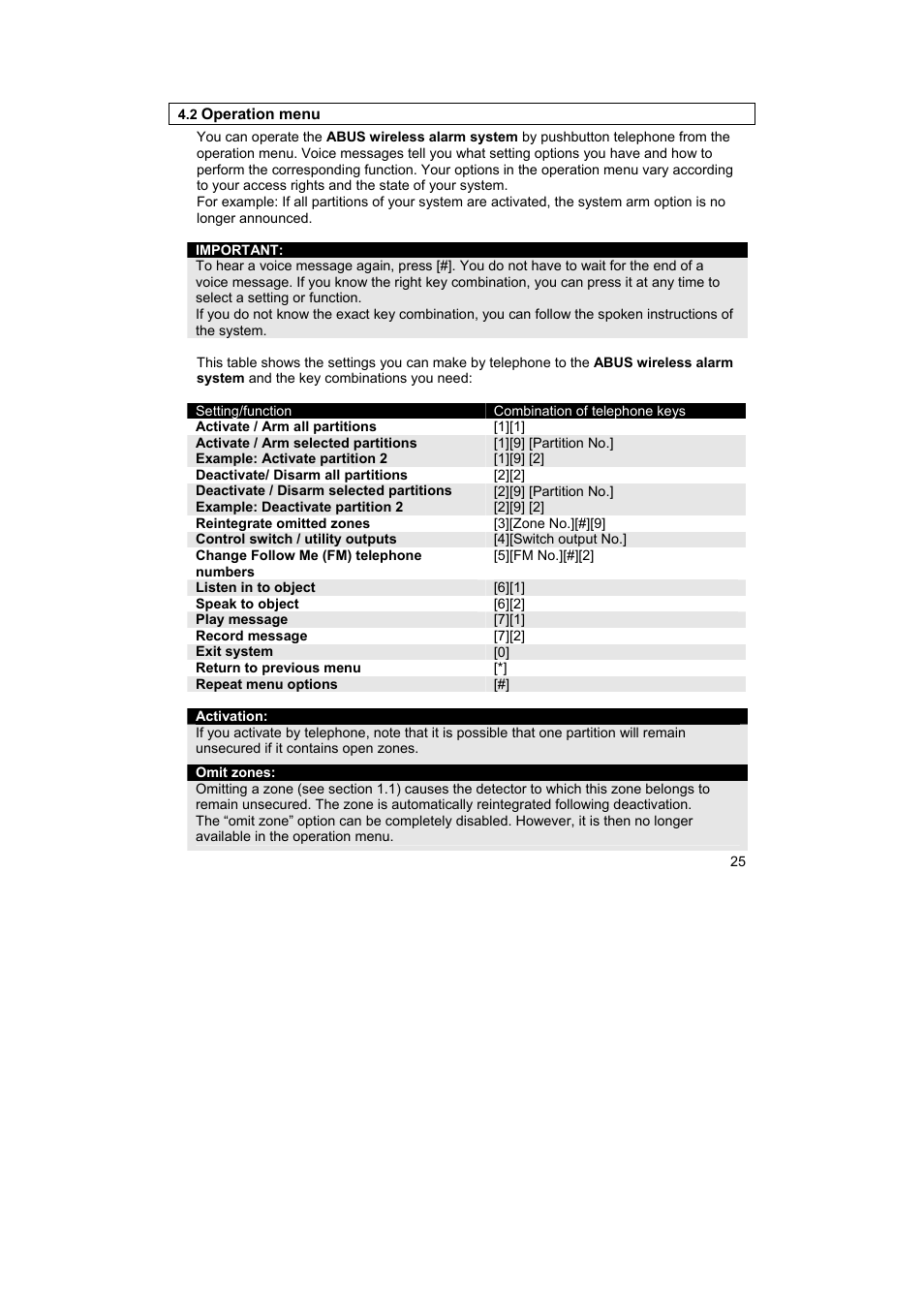 ABUS FU9001 Privest Wireless Alarm Base Set Operating instructions User Manual | Page 29 / 56