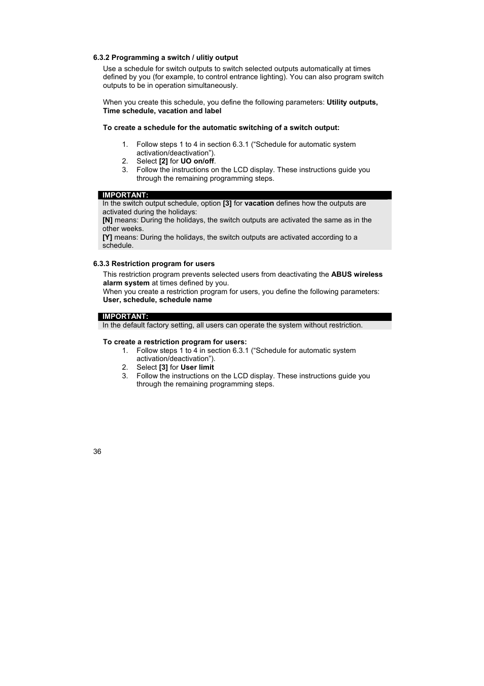 ABUS FU9001 Privest Wireless Alarm Base Set Operating instructions User Manual | Page 40 / 56