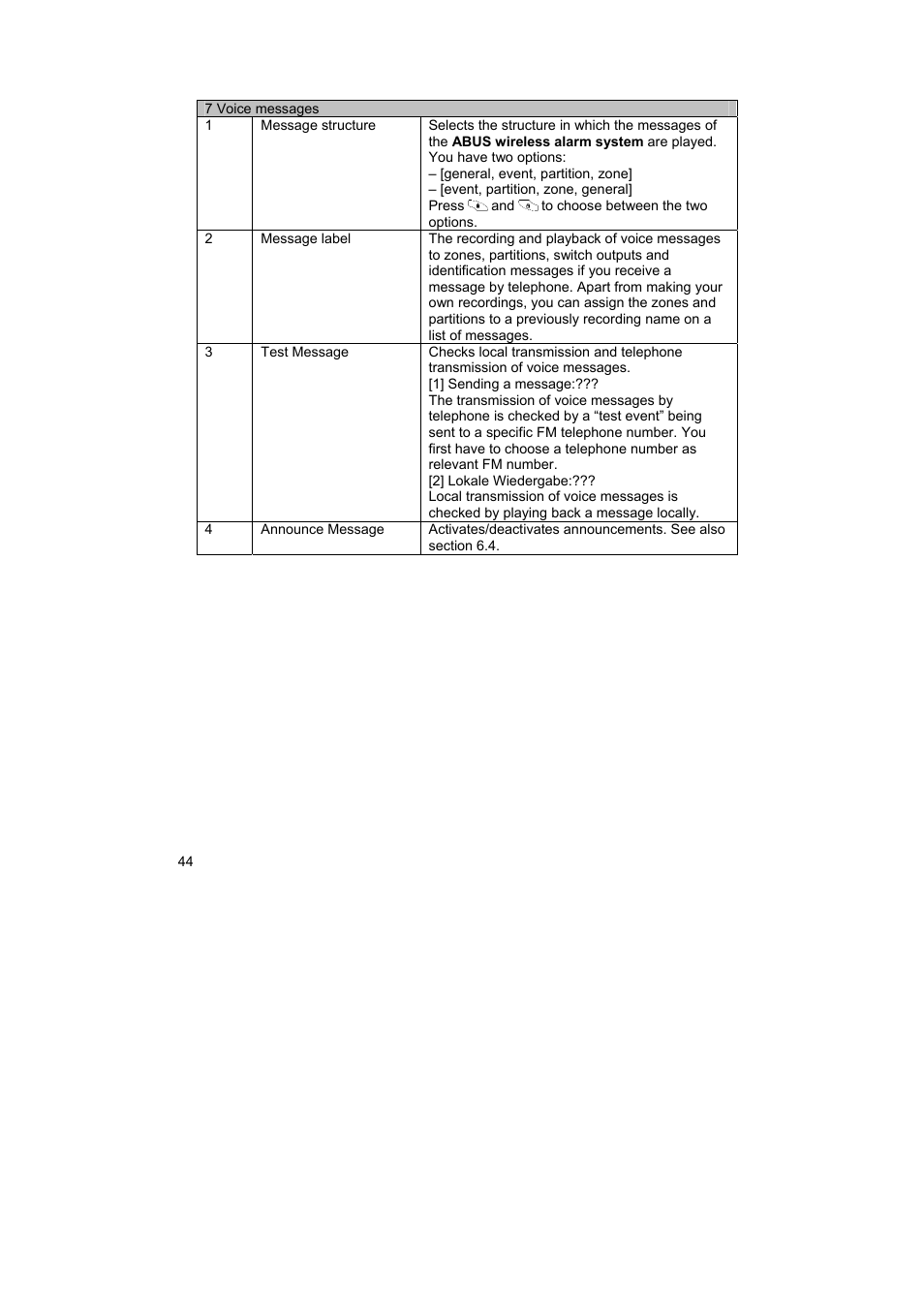 ABUS FU9001 Privest Wireless Alarm Base Set Operating instructions User Manual | Page 48 / 56