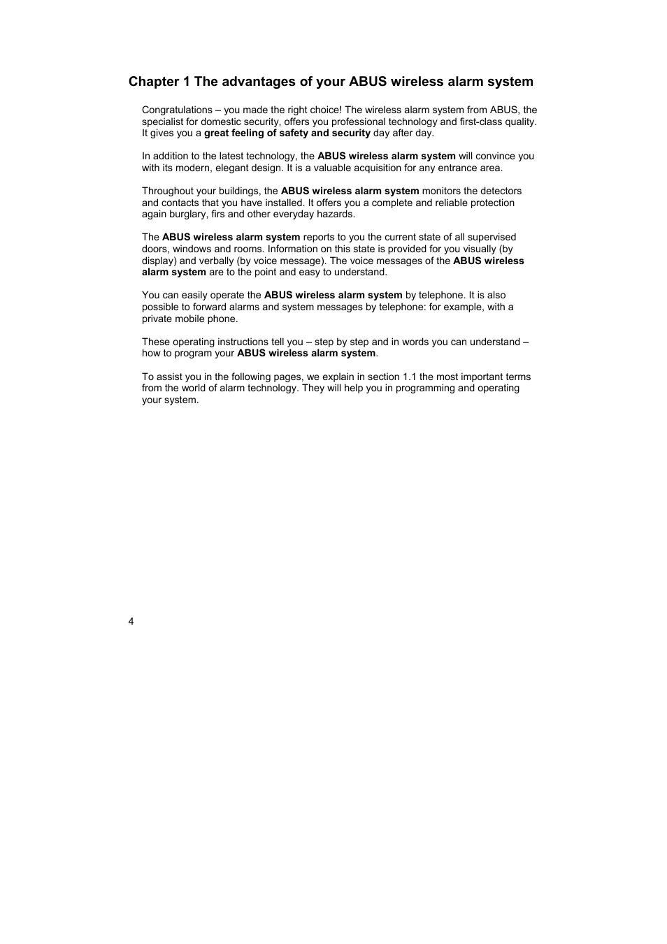 ABUS FU9001 Privest Wireless Alarm Base Set Operating instructions User Manual | Page 8 / 56