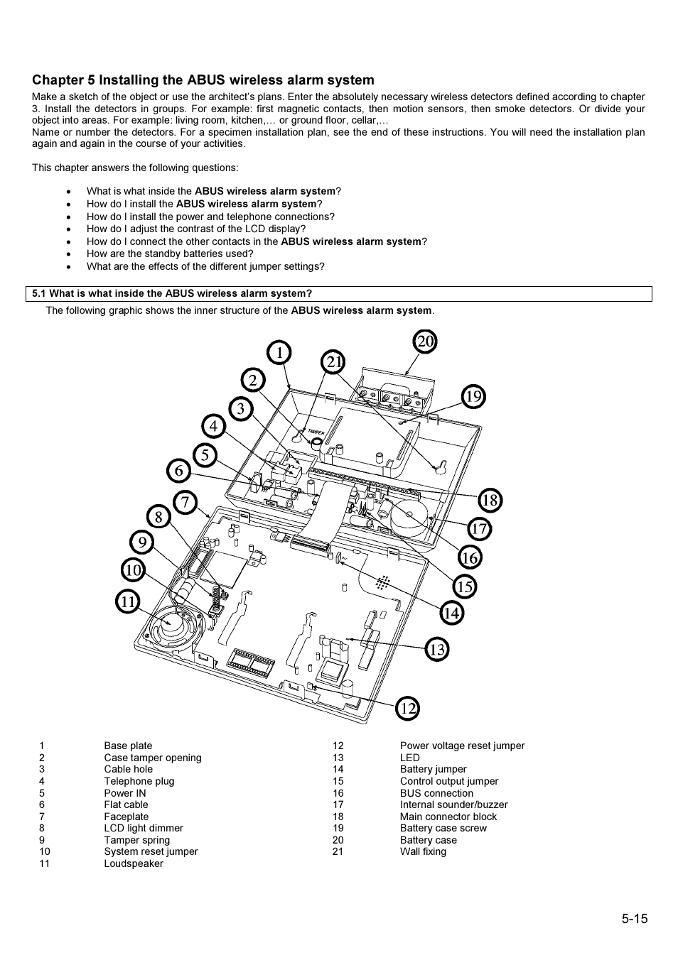 ABUS FU9001 Privest Wireless Alarm Base Set Installation User Manual | Page 15 / 96