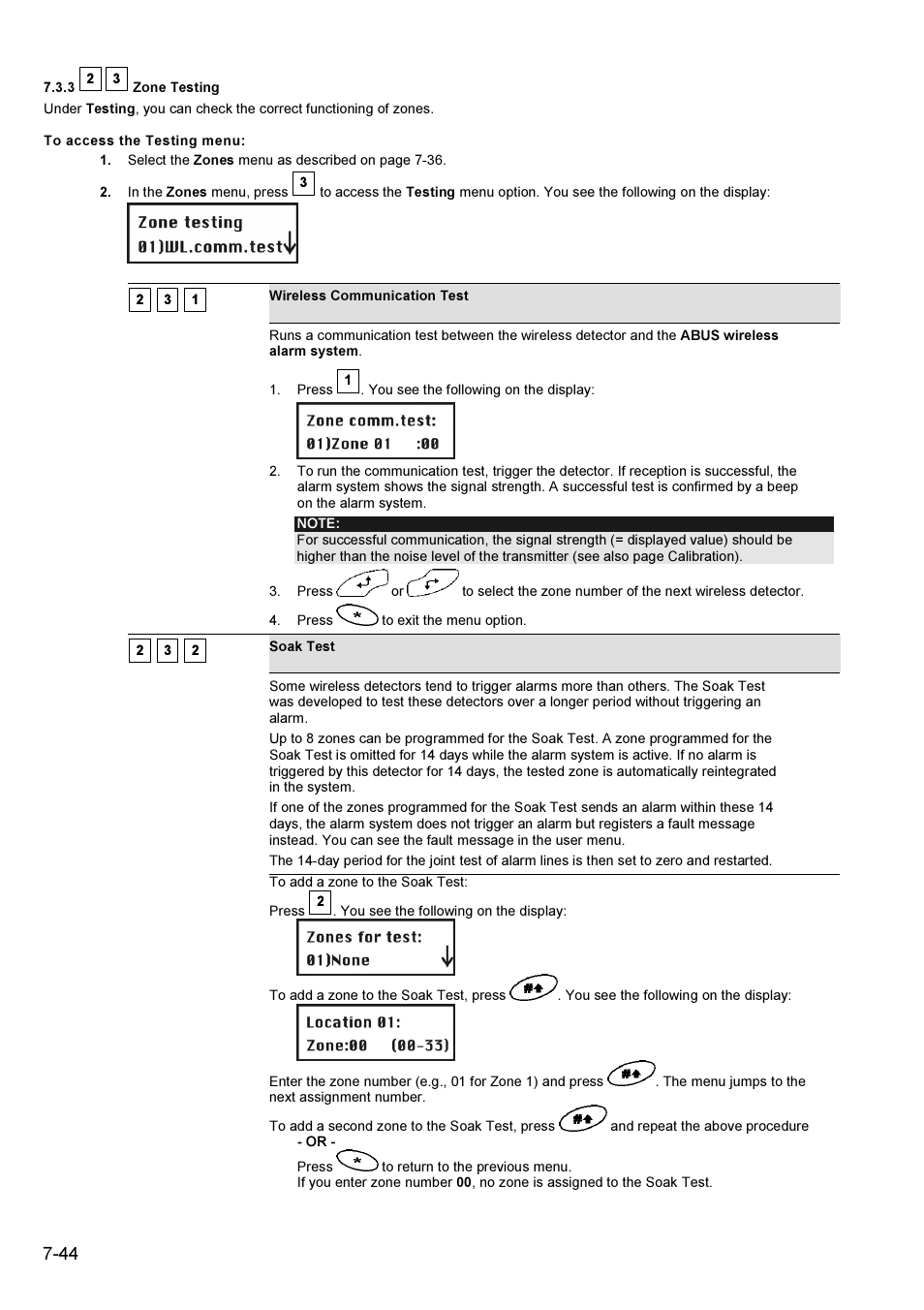 ABUS FU9001 Privest Wireless Alarm Base Set Installation User Manual | Page 44 / 96