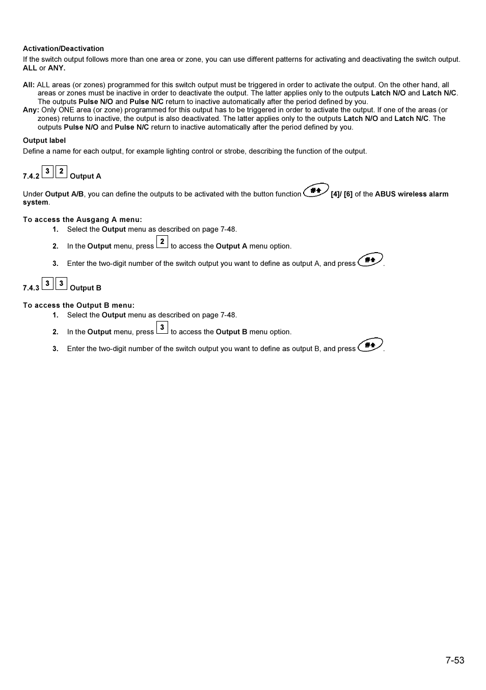 ABUS FU9001 Privest Wireless Alarm Base Set Installation User Manual | Page 53 / 96