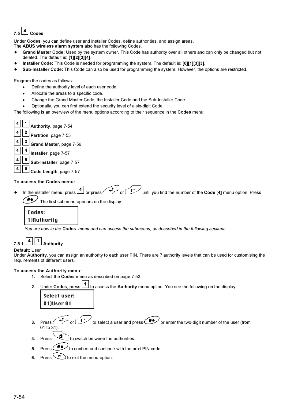 ABUS FU9001 Privest Wireless Alarm Base Set Installation User Manual | Page 54 / 96