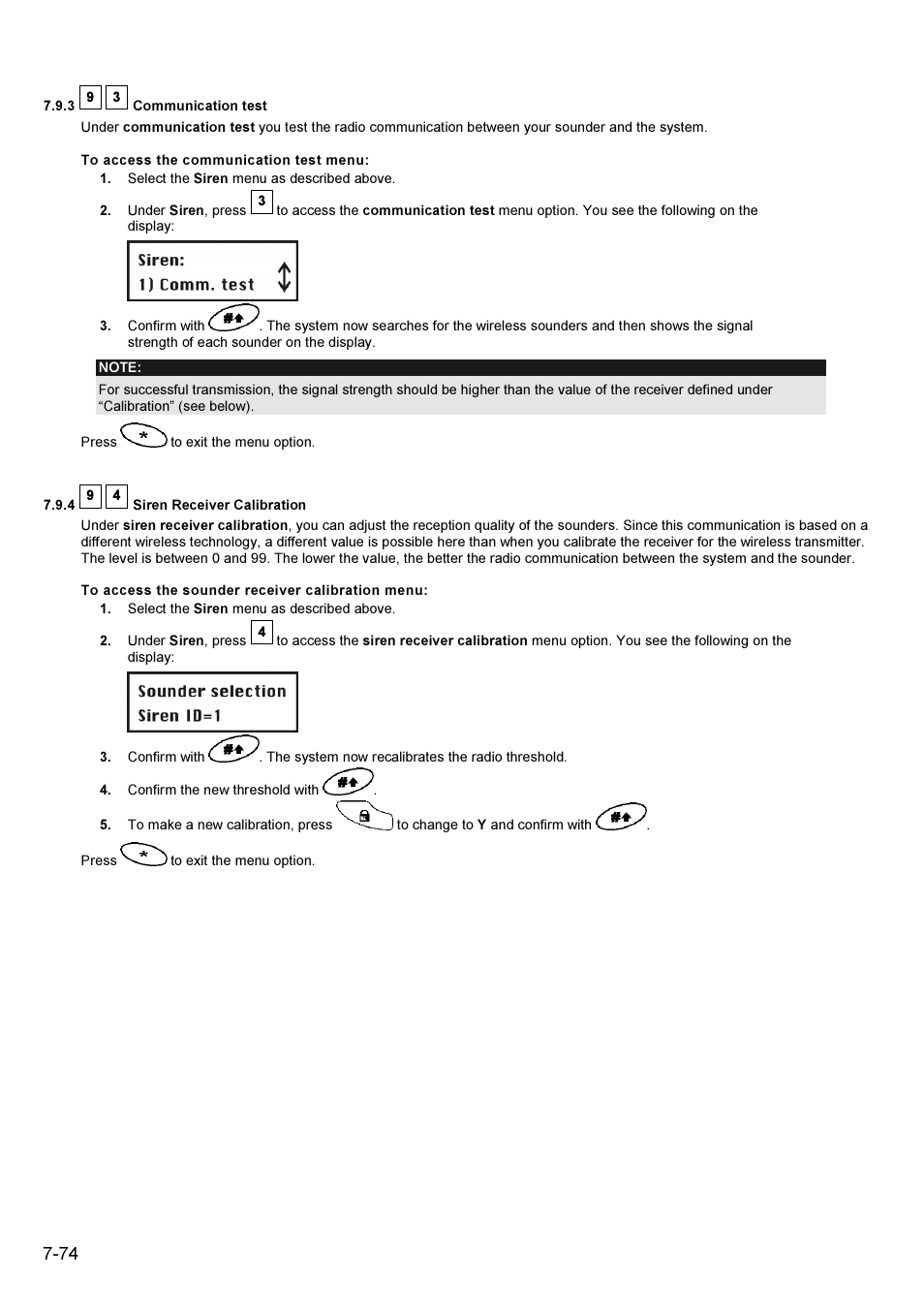 ABUS FU9001 Privest Wireless Alarm Base Set Installation User Manual | Page 74 / 96
