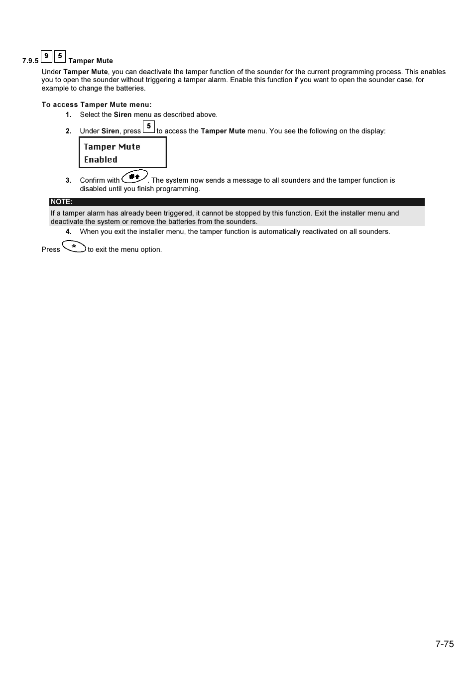 ABUS FU9001 Privest Wireless Alarm Base Set Installation User Manual | Page 75 / 96