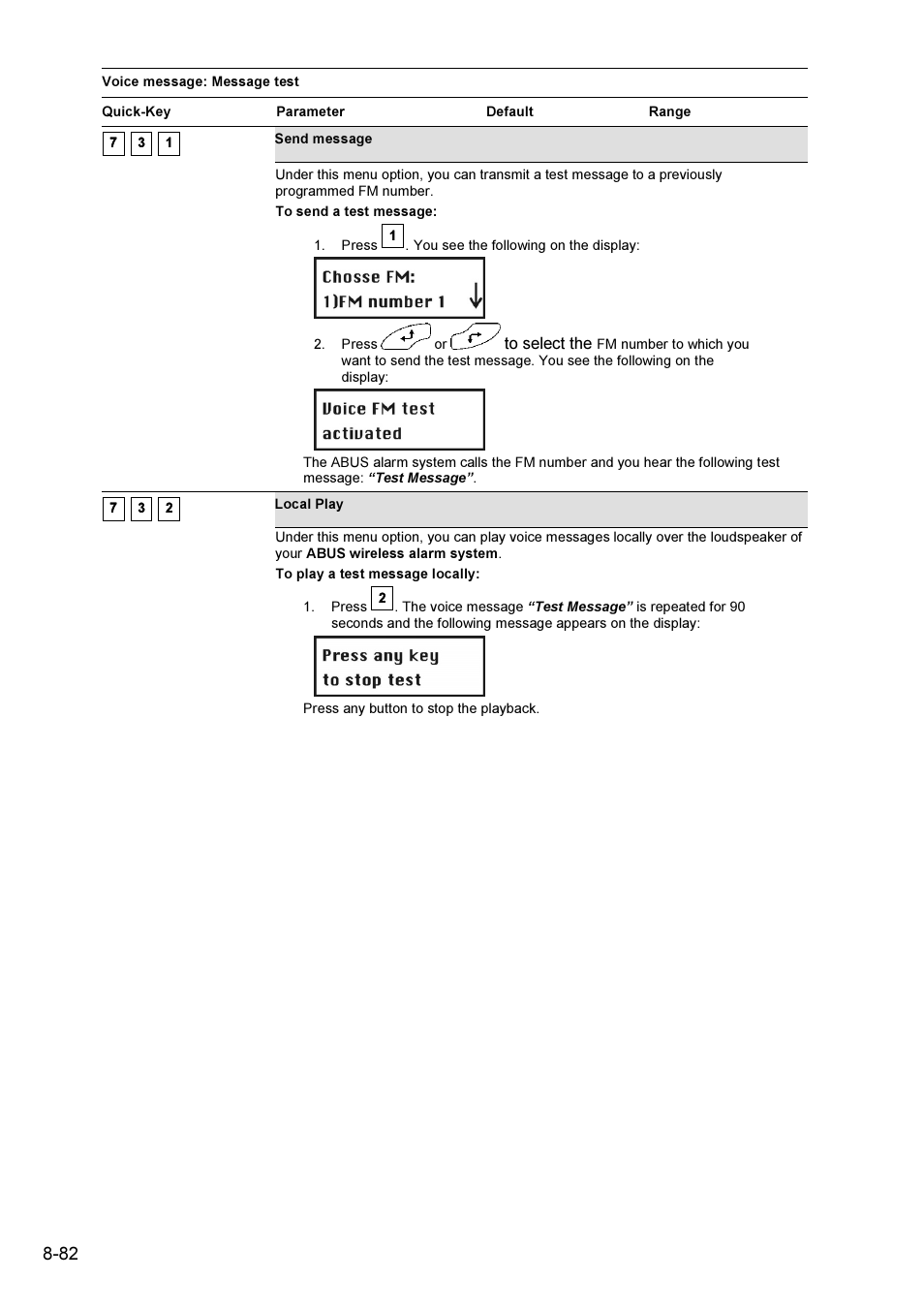 ABUS FU9001 Privest Wireless Alarm Base Set Installation User Manual | Page 82 / 96