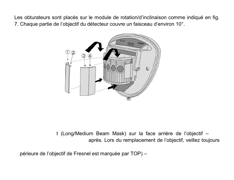 ABUS FUBW50021 Secvest wireless outdoor motion detector User Manual | Page 47 / 110