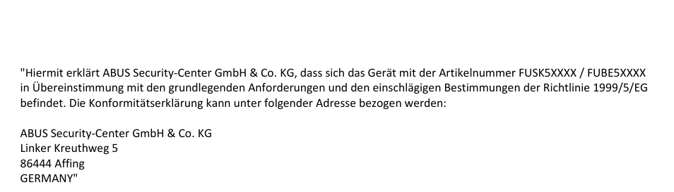 ABUS FUSK5xxxx_FUBE5xxxx Secvest Key Funkzylinder User Manual | Page 14 / 80