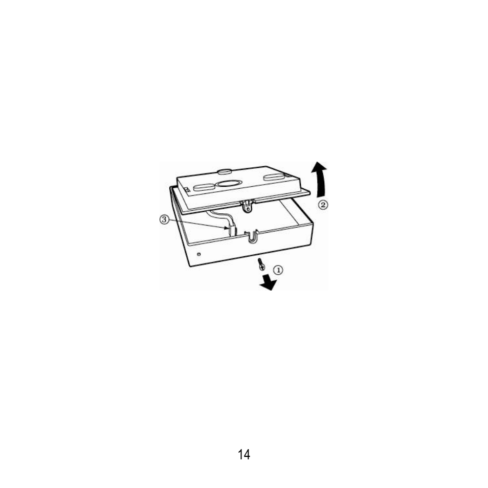 Öffnen des gehäuses | ABUS FU8200 Secvest 2WAY Wireless Info Module User Manual | Page 14 / 155