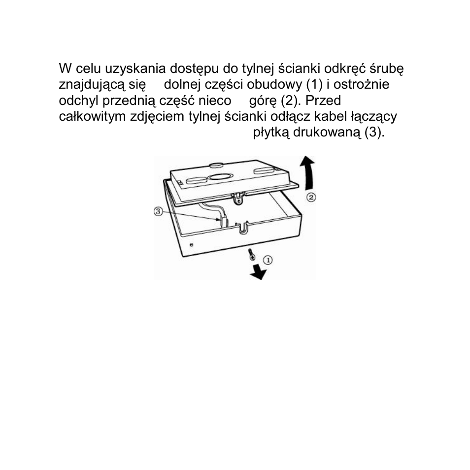 Otwieranie obudowy | ABUS FU8200 Secvest 2WAY Wireless Info Module User Manual | Page 146 / 155