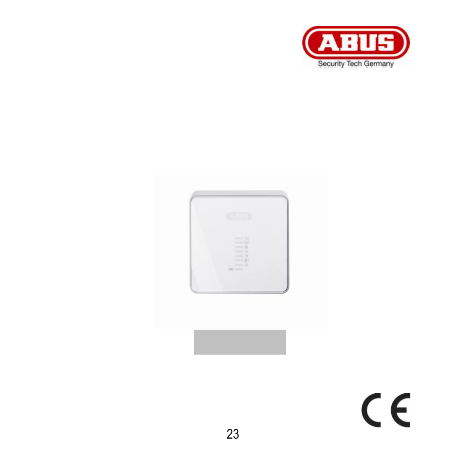 Wireless info module, Installation instructions | ABUS FU8200 Secvest 2WAY Wireless Info Module User Manual | Page 23 / 155