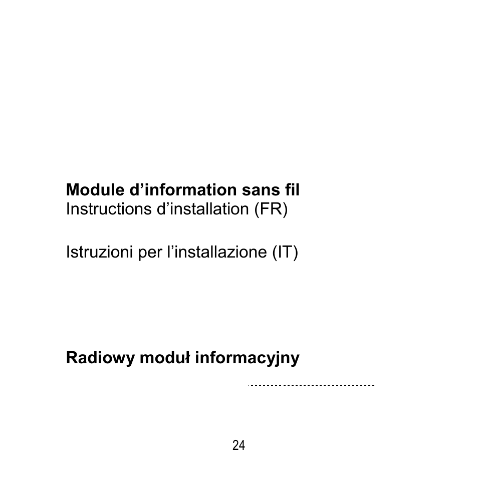 ABUS FU8200 Secvest 2WAY Wireless Info Module User Manual | Page 24 / 155