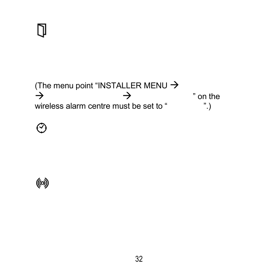 ABUS FU8200 Secvest 2WAY Wireless Info Module User Manual | Page 32 / 155