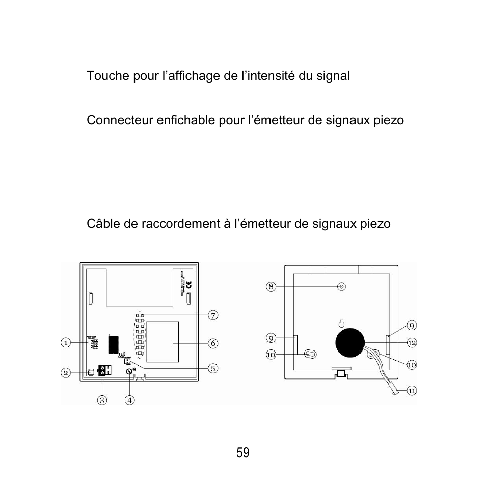 ABUS FU8200 Secvest 2WAY Wireless Info Module User Manual | Page 59 / 155