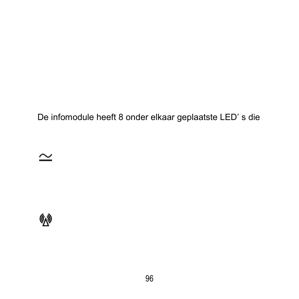 Leveromvang 5. indicaties en bedieningselement, Leveromvang, Indicaties en bedieningselement | ABUS FU8200 Secvest 2WAY Wireless Info Module User Manual | Page 96 / 155