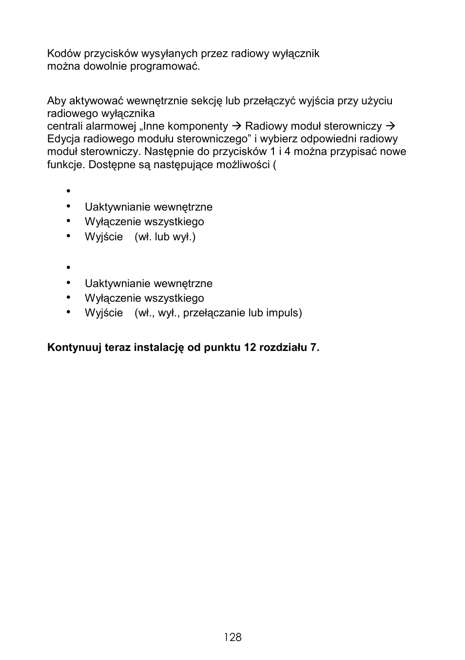 ABUS FUBE50060 Secvest 2WAY Wireless Key Switch User Manual | Page 128 / 130