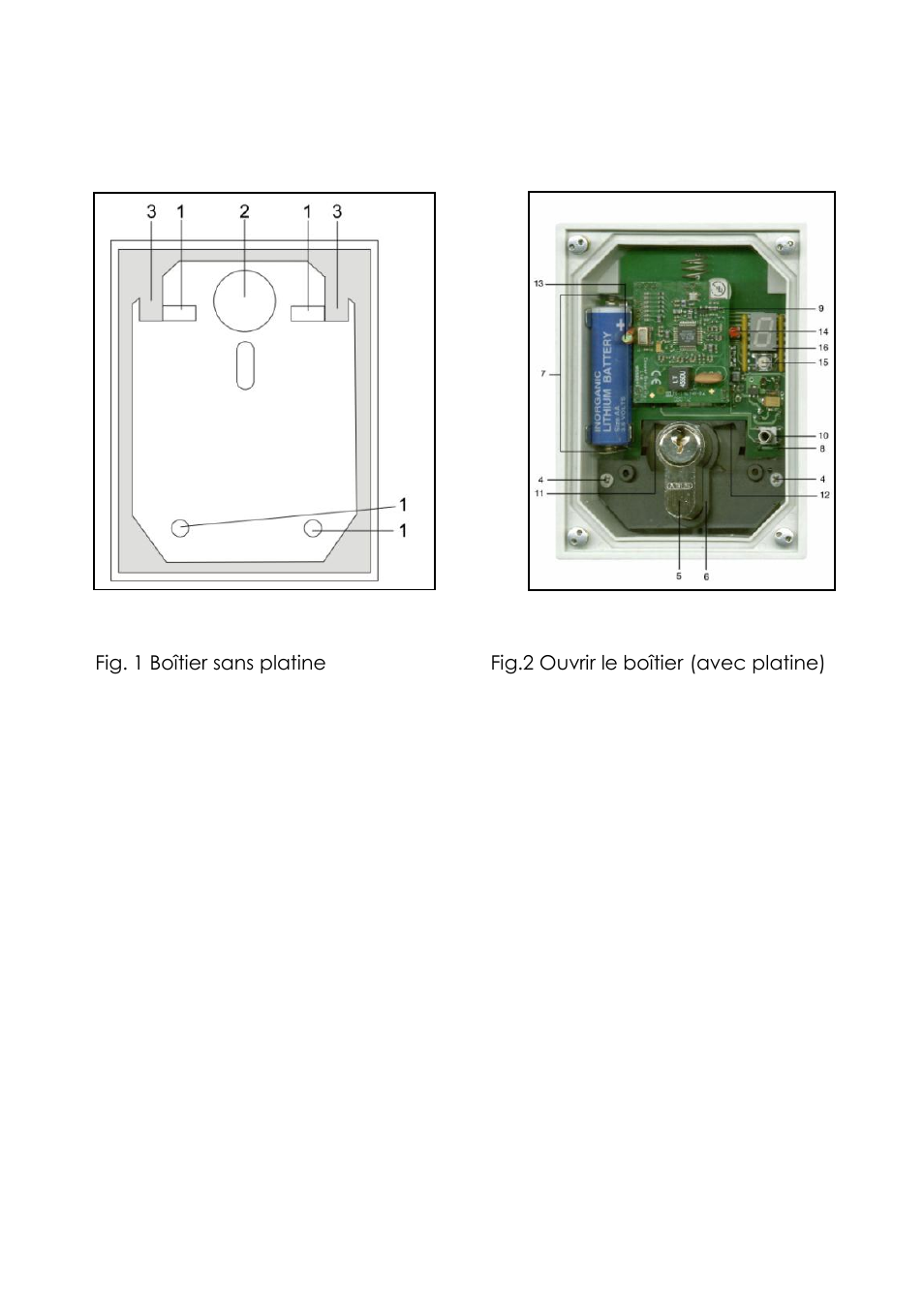 Description et branchements | ABUS FUBE50060 Secvest 2WAY Wireless Key Switch User Manual | Page 44 / 130