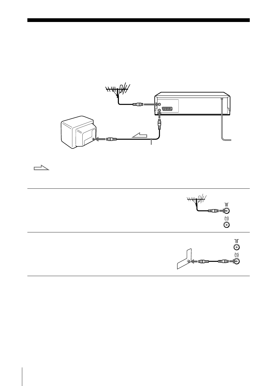 Step 3 : connecting the vcr, 12 ste, Ector (12) | Sony SLV-SE210G User Manual | Page 12 / 56