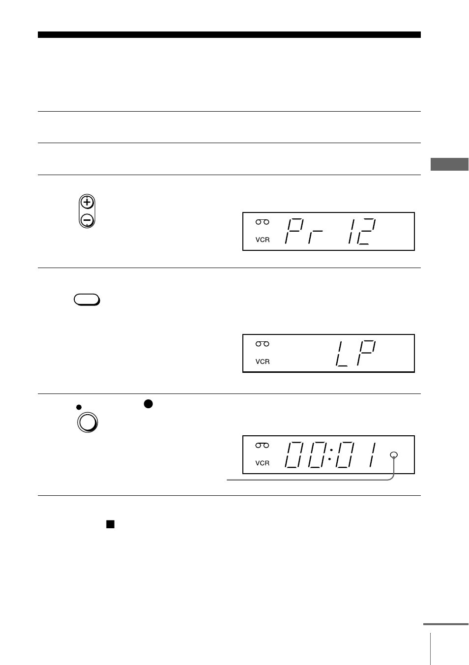 Recording tv programmes, N (29), Cator (29) | Sony SLV-SE210G User Manual | Page 29 / 56