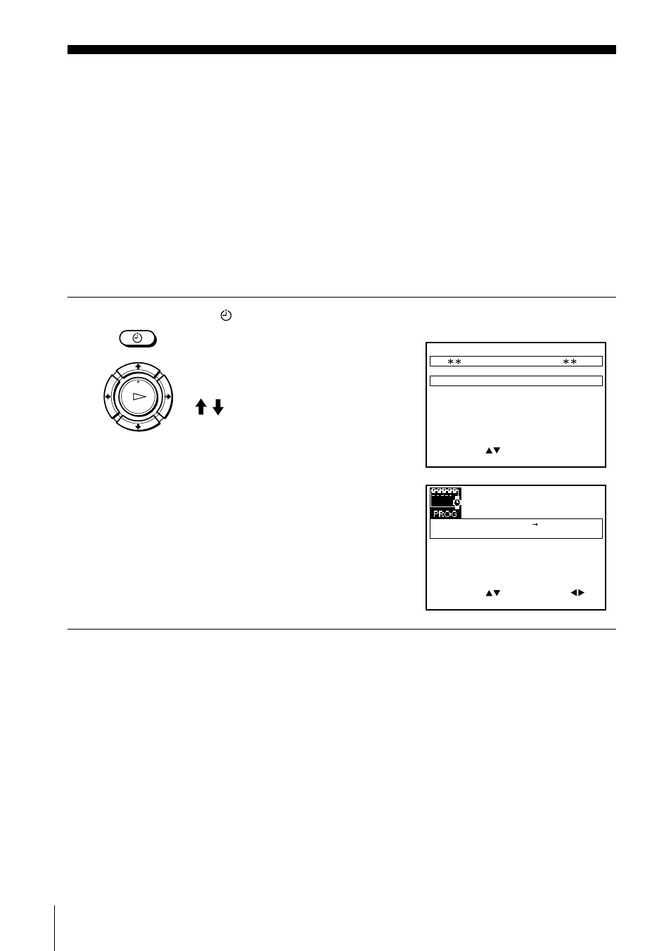 Setting the timer manually, Settin, Press | Sony SLV-SE210G User Manual | Page 36 / 56