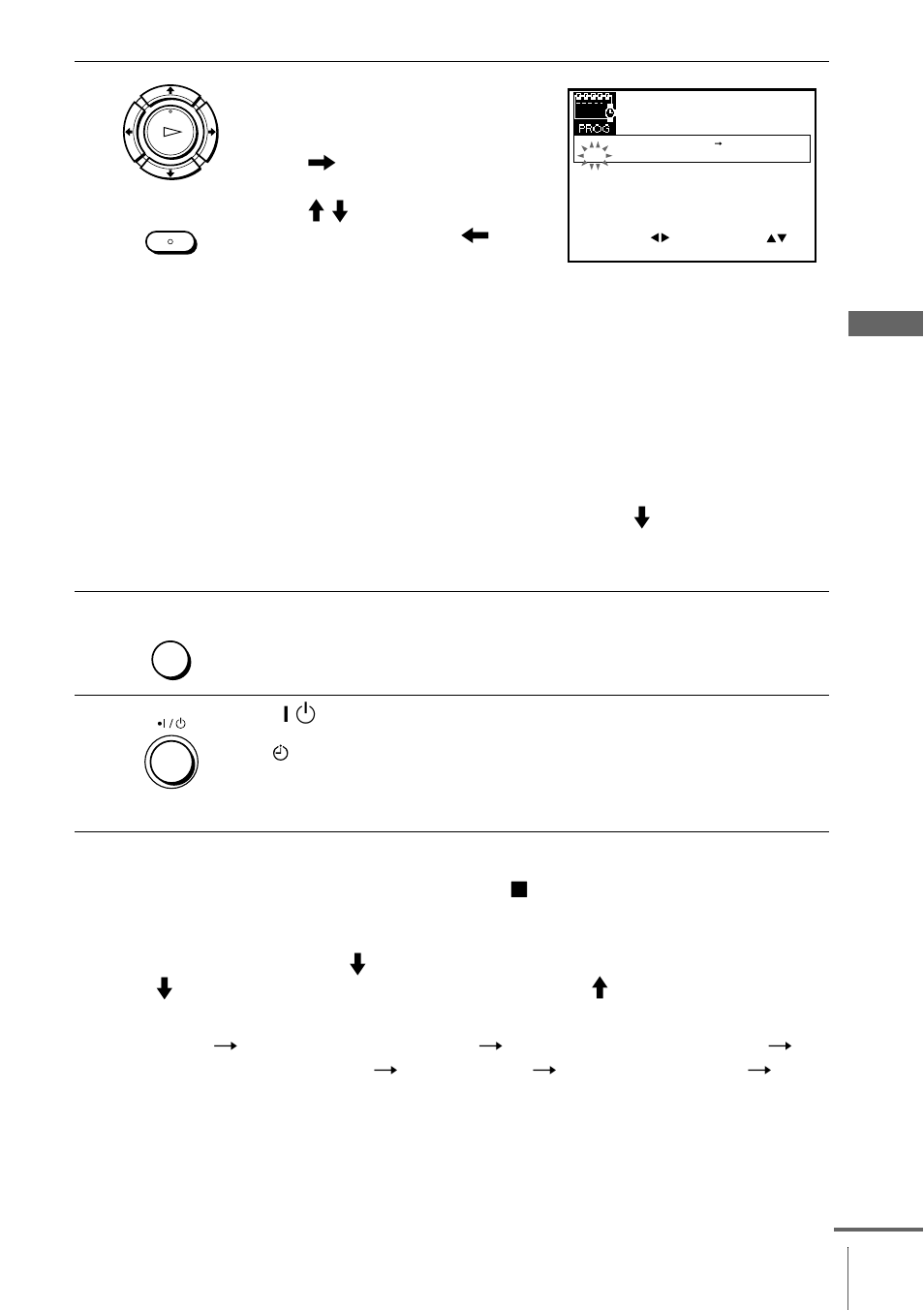 Press menu to exit the menu, Ba si c op er a tio ns | Sony SLV-SE210G User Manual | Page 37 / 56